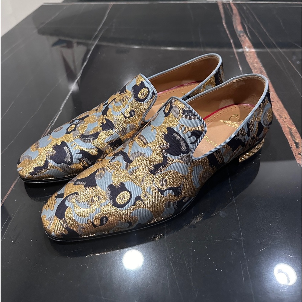 Christian Louboutin Dandyrocks Jacquard Loafers